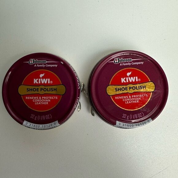 Kiwi Cordovan Leather Shoe Polish 1-1/8 Oz - LOT OF TWO (2) NEW - Picture 2 of 4